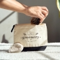 Preview: Kulturtasche aus Baumwolle 280 g/m², zweifarbig